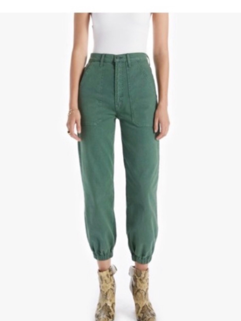 MOTHER Women's Boyfriend Jeans in Green
MAKE AN OFFER!